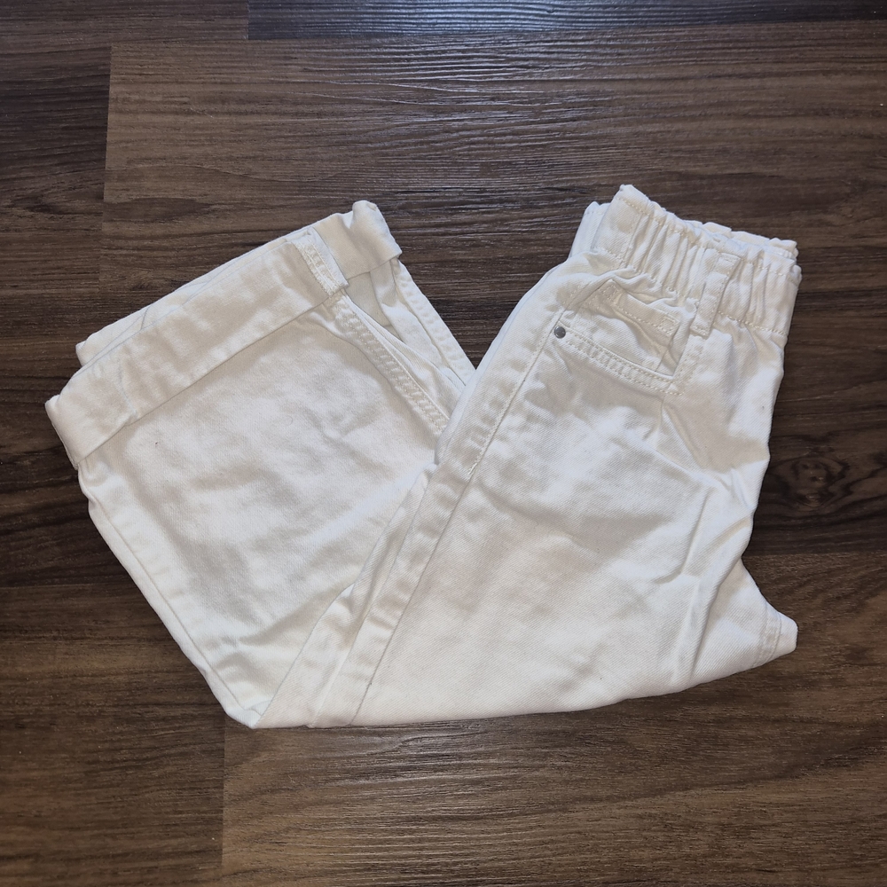 Primark Kids Cream Elastic Waist Jeans